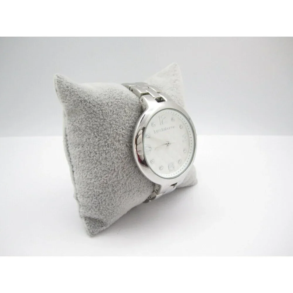 Women Liz Claiborne Quartz WR Analog 39mm Round Watch (H555) 